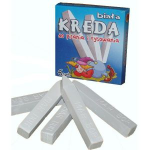 Kreda Mar-Bor biała, 6 sztuk